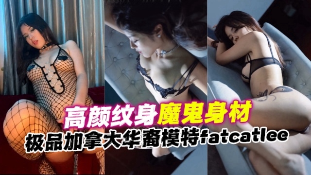 极品加拿大华裔模特fatcatleeFatcatLi高颜纹身魔鬼身材OFZYCBE48-极品