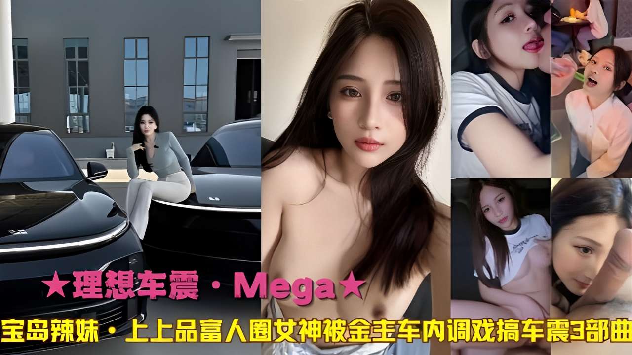 理想车震Mega宝岛辣妹上上品富人圈女神被金专车内调戏搞车震3部曲-极品