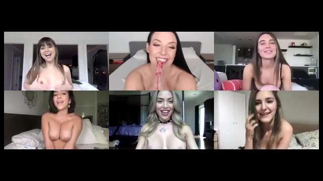 Zoom会议上的隔离性爱派对【LanaRhoades】